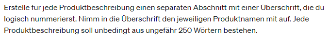 Daten ausgeben